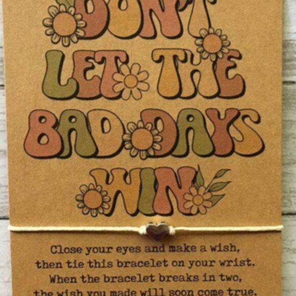 Encouraging Bracelet Cheerful Friendship Mental Health Awareness - Picture 1 of 3